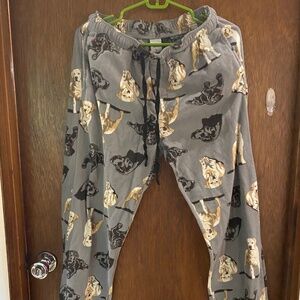 Labrador retriever fleece pajama pants